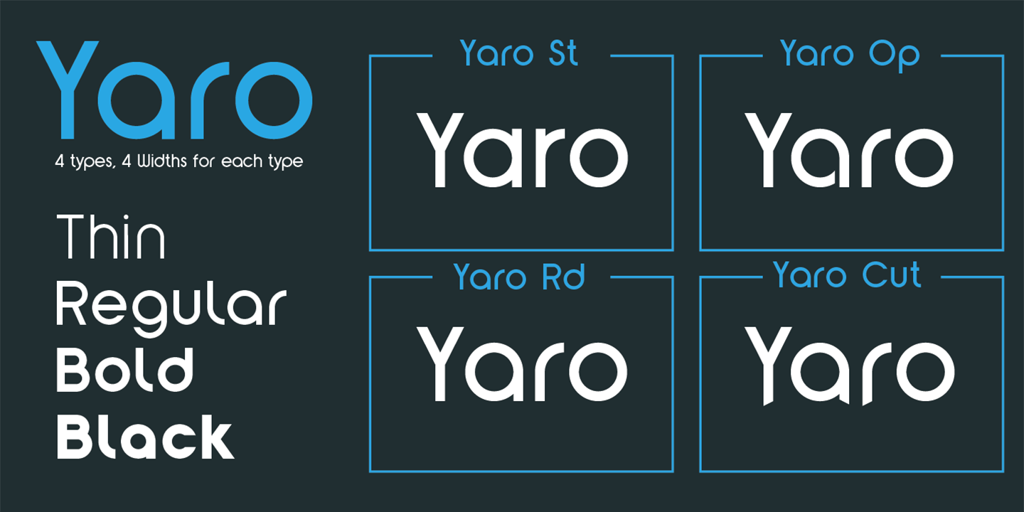 Example font Yaro #2